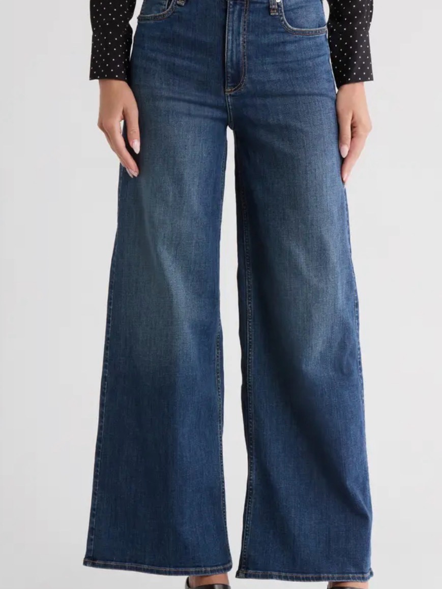 Rag & Bone Serena Wide Leg High-Rise Jeans